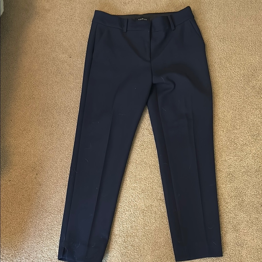 Talbots Black Ankle Cropped Pants